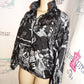 Vintage Outbrooke Black/White Bomber Jacket Size M