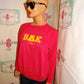 Vintage Pink BAK Sweat Shirt Size L