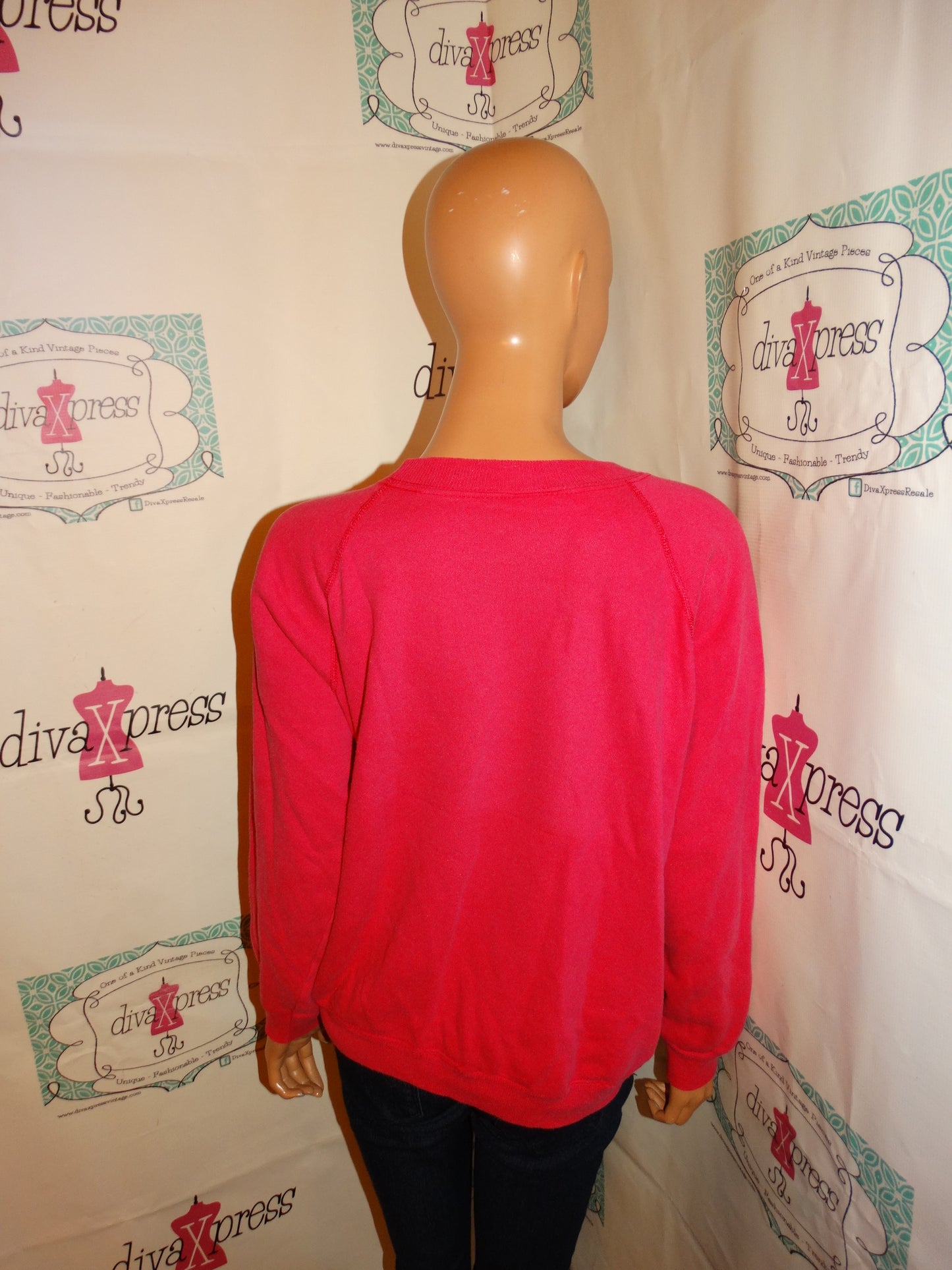 Vintage Pink BAK Sweat Shirt Size L