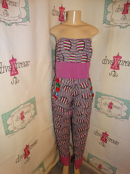 Vintage Pink/Purple Custom Made Jumper Size S