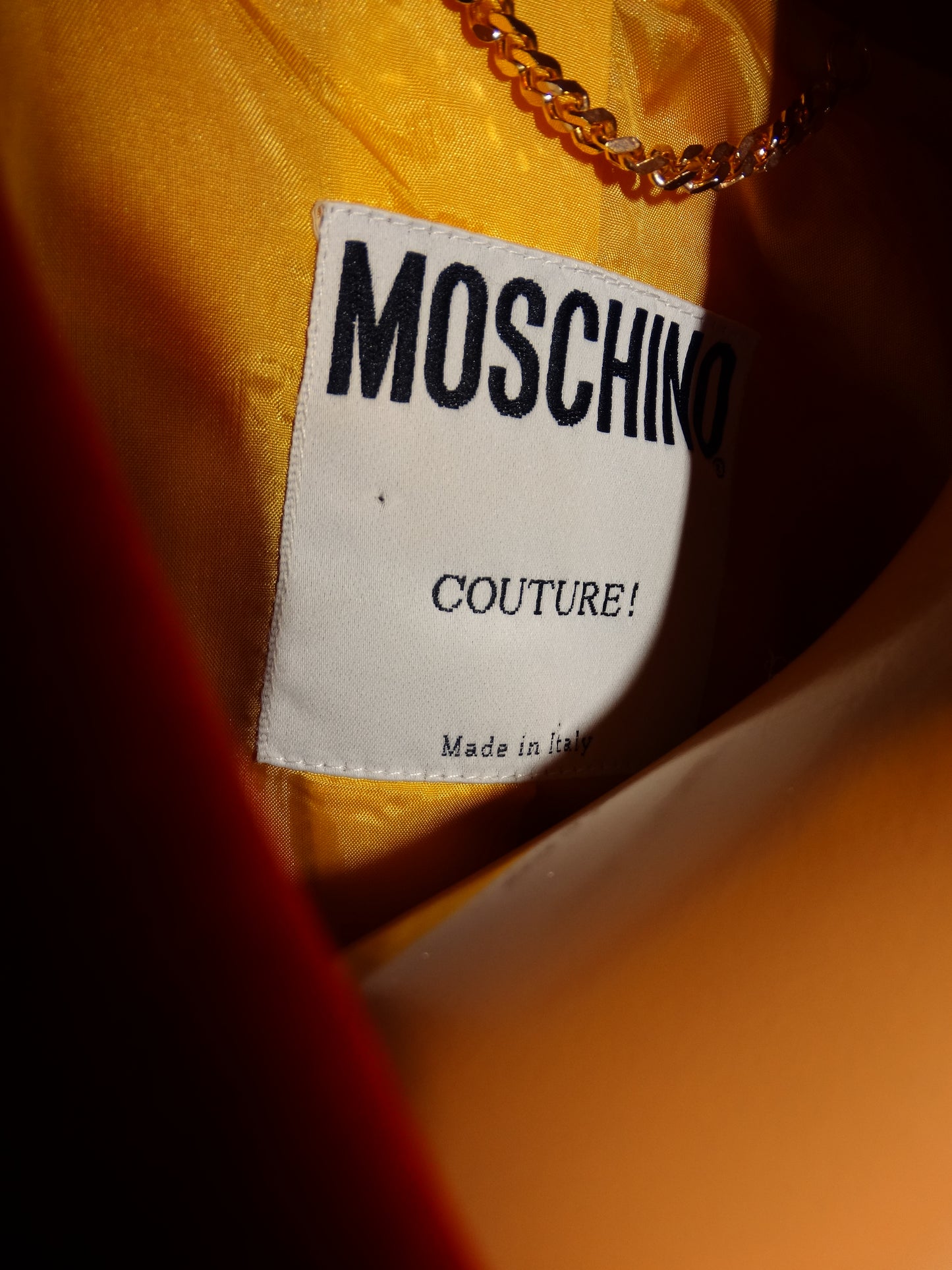 Vintage Moschino Yellow/Red Blazer Size S