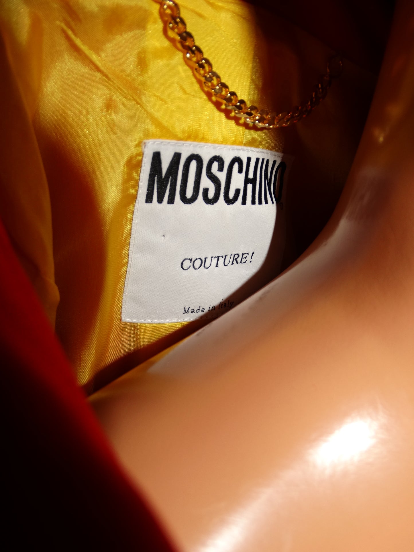 Vintage Moschino Yellow/Red Blazer Size S