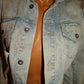 Vintage LA Gear Jean Beaded Jacket With Original Tag Size M