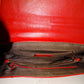 Vintage Red Leather KizzMe Chain Purse Size M