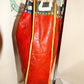 Vintage Red Leather Wristlet Pouch Size XL
