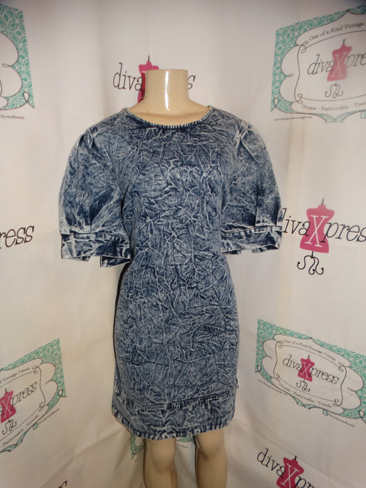 Who What Wear Acid Wash Dress Size XL