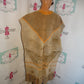 Vintage Suede/Tan Eagle Poncho Size 1 Size Fits All