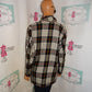 Vintage Lew Magram Black/White Plaid Blazer Size XL