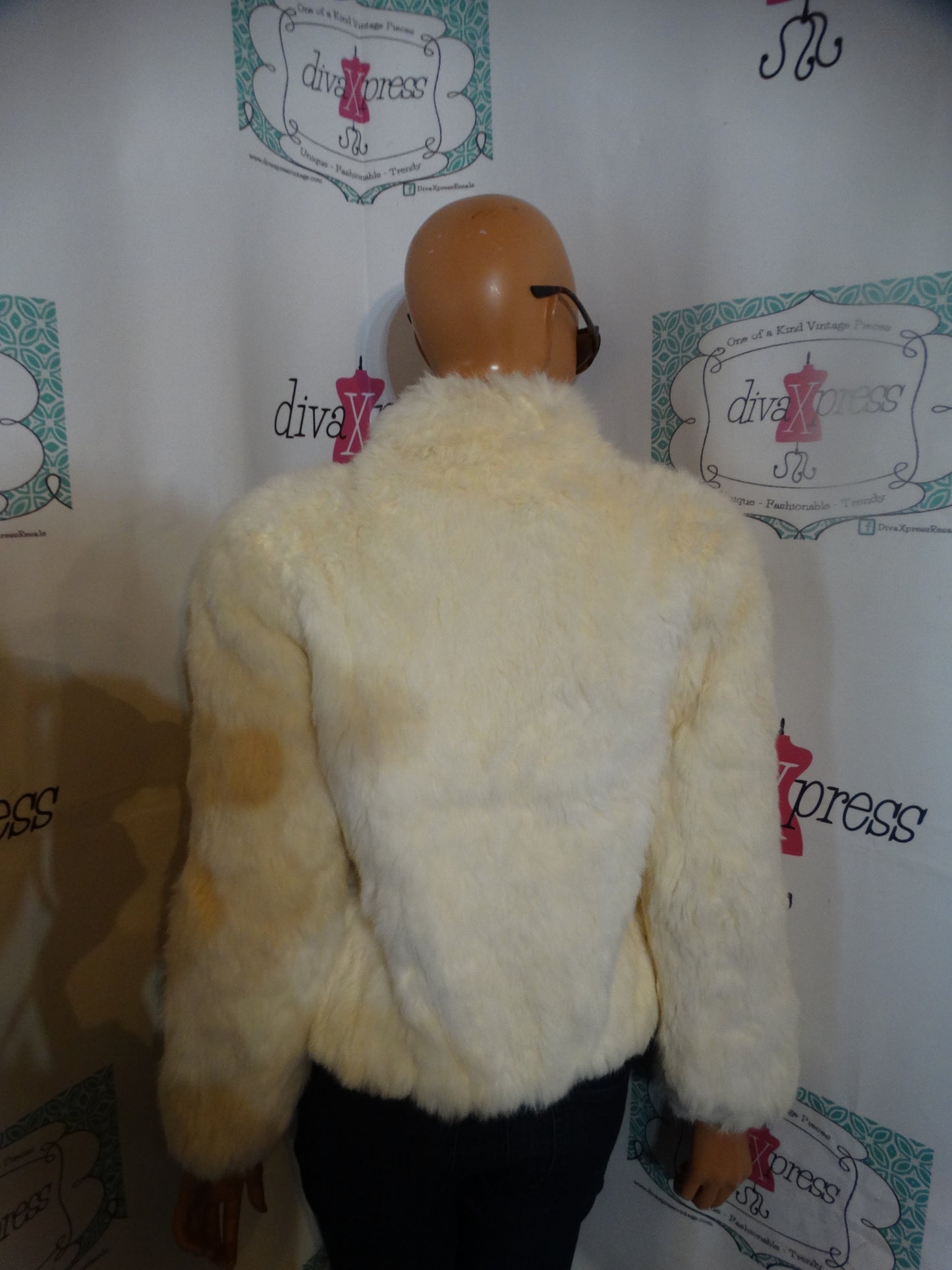 Vintage niki Authentic Rabbit Fur Coat Size S