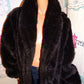 Vintage Montrerey Brown Faux Fur Long Coat Size 3x