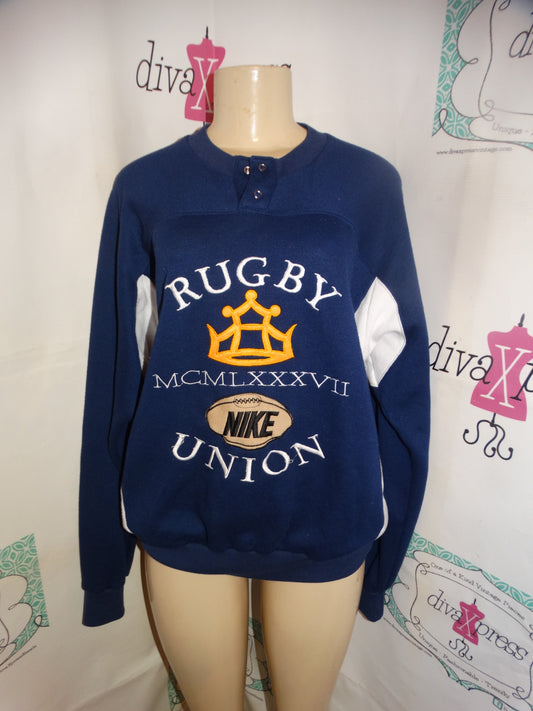 Vintage Nike Rugby Union SweatShirt Size L