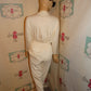 Vintage MasterPiece Design Cream 2 Piece Pants Set Size M