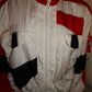 Vintage Sunterra White/black/Red Bomber Jacket Size M