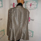Vintage Moshinta Cream/Black Striped Blazer Size 2x
