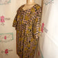 Vintage The African Heritage  Black Egyptian Face High Shoulder Dress/Top Size 1x
