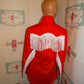 Vintage Levis red Shingle USA Olympic Top Size S