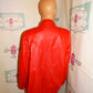 Vintage Red Leather Jacket Size L