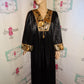 Vintage Kayra Black/Gold Dress Size XL