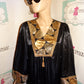 Vintage Kayra Black/Gold Dress Size XL
