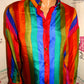 Vintage The Limited Colorful Blouse Size M
