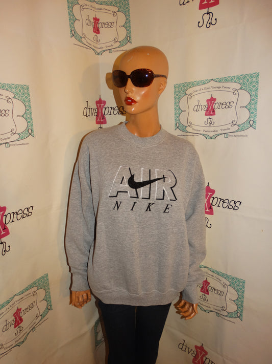 Vintage Nike Air Gray Sweat Shirt Size XL