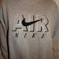 Vintage Nike Air Gray Sweat Shirt Size XL