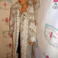 Vintage Pamela Mccoy Cream/Gray/Brown Faux Fur Long Coat Size 1x