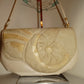 Vintage Leather Snake Skin Clutch Purse With Strap Size L