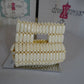 Vitnage Cream Beaded Small Purse SIze S