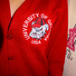 Vintage Red UGA Bulldogs Cardigan Sweater Size M