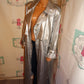 Vintage Paris AKazan silver Jacket Size 2x