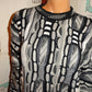 Vintage Protege Black/Gray Coogi Style Sweater Size L