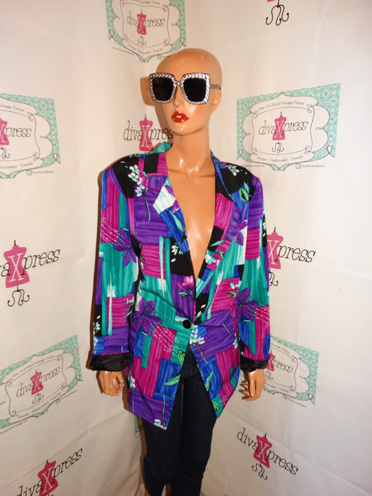 Vintage Willow Ridge Purple/Pink Blazer Size 2x