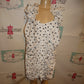 Vintage White Polka Dot White Ruffle Dress NWT Size 1x