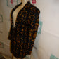 Vintage Ellen Tracy Black Aztec 2 Piece Skirt Set/Dress Size M