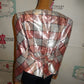 Vintage Prophecy Pink/Gray Top Size M