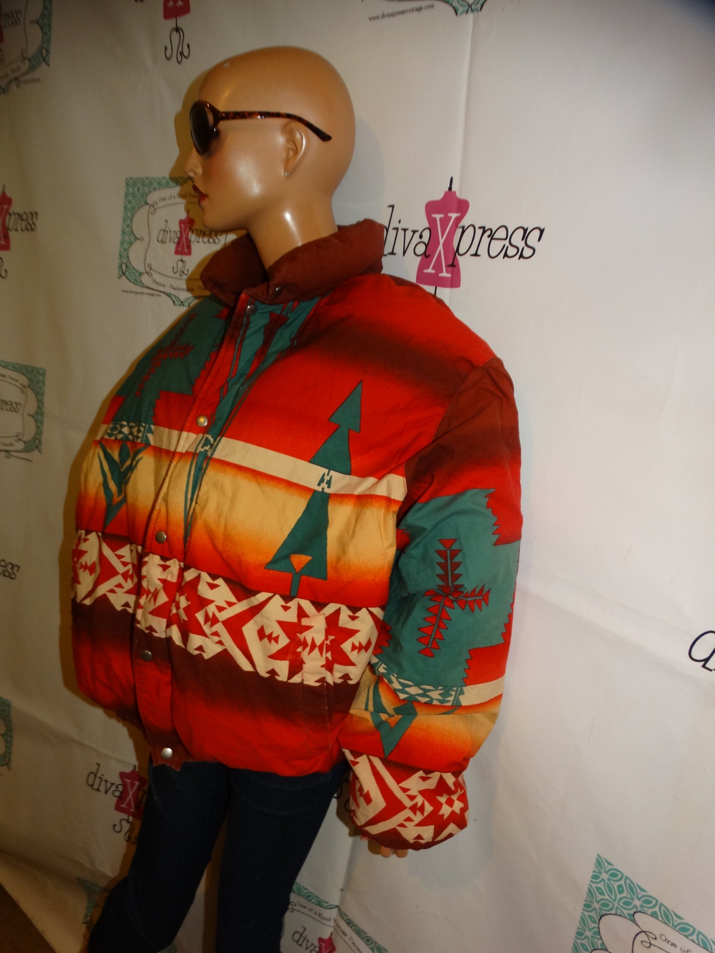 Vintage Polo Country  Ralph Lauren Puff Coat/ Jacket Size L-XL