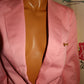 Vintage Pink Blazer With Patches Size M