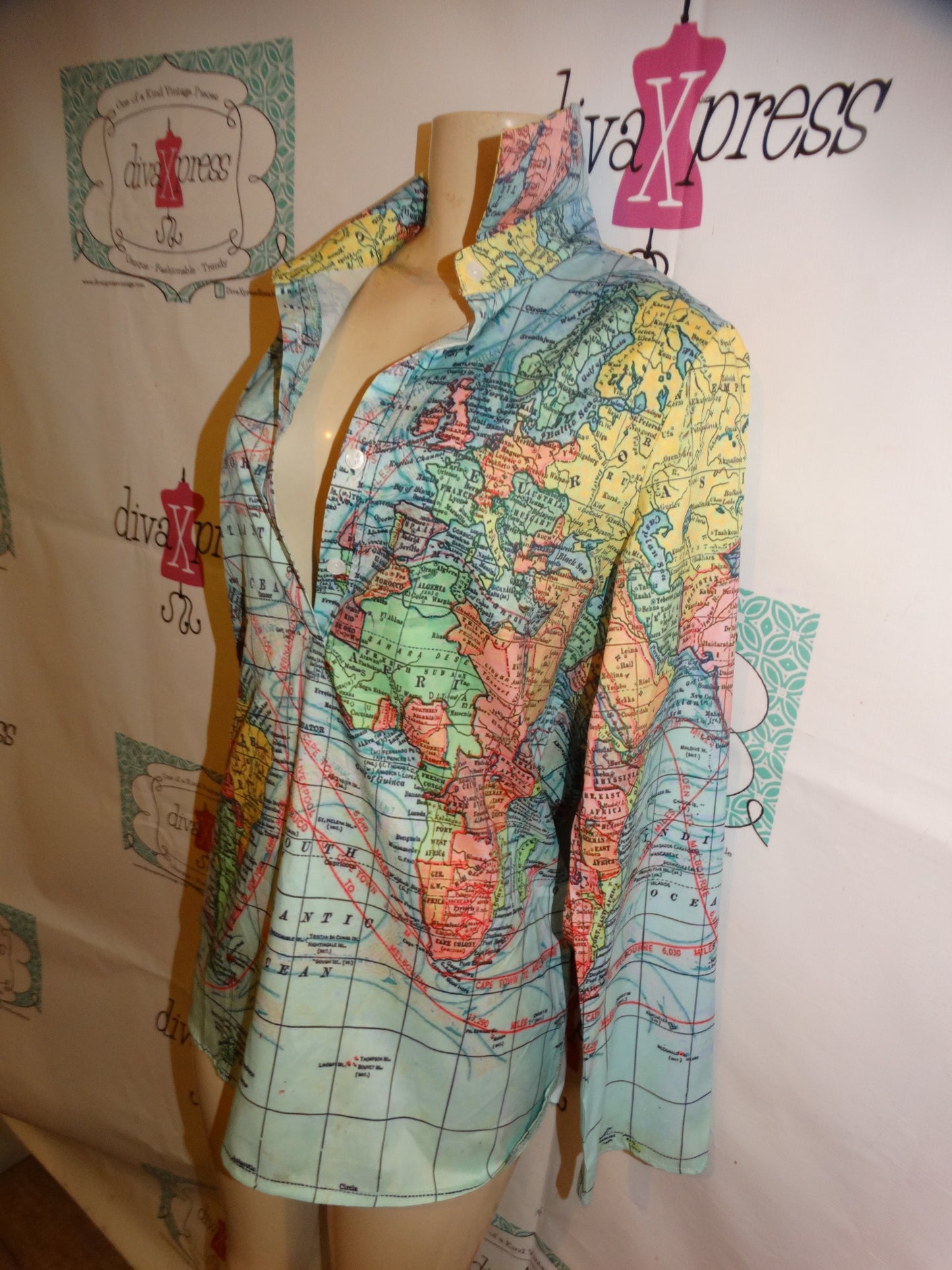 Blue Globe Top Size M