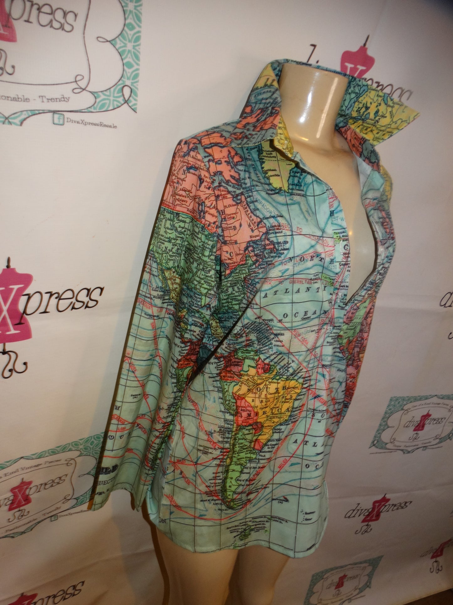 Blue Globe Top Size M