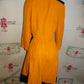 Vintage Koco Mustard Yellow/Black Two Piece Dress Size M