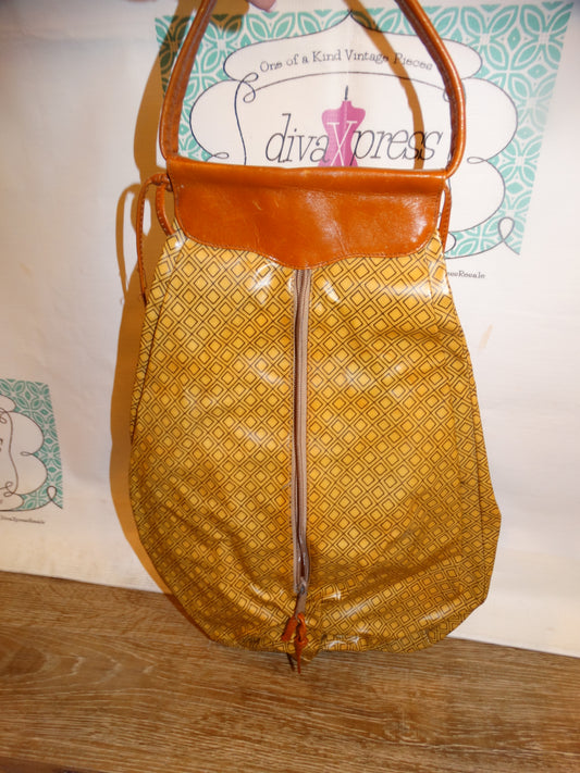 Vintage Leather Handle XL Purse