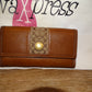 Vintage Leather Coach Wallet Size L