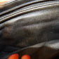 Vintage CC Black Leather Chain Purse