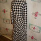 Vintage Black/White Dress Size L