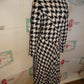Vintage Black/White Dress Size L