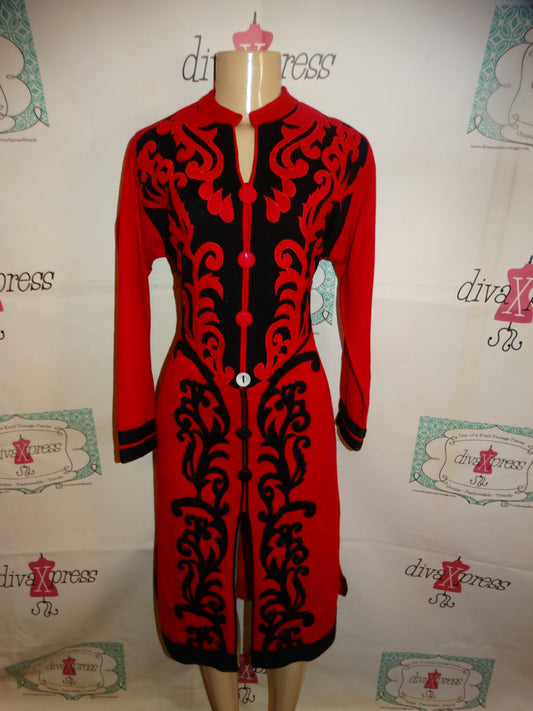 Vintage Strike Pink/Black Dress Size L