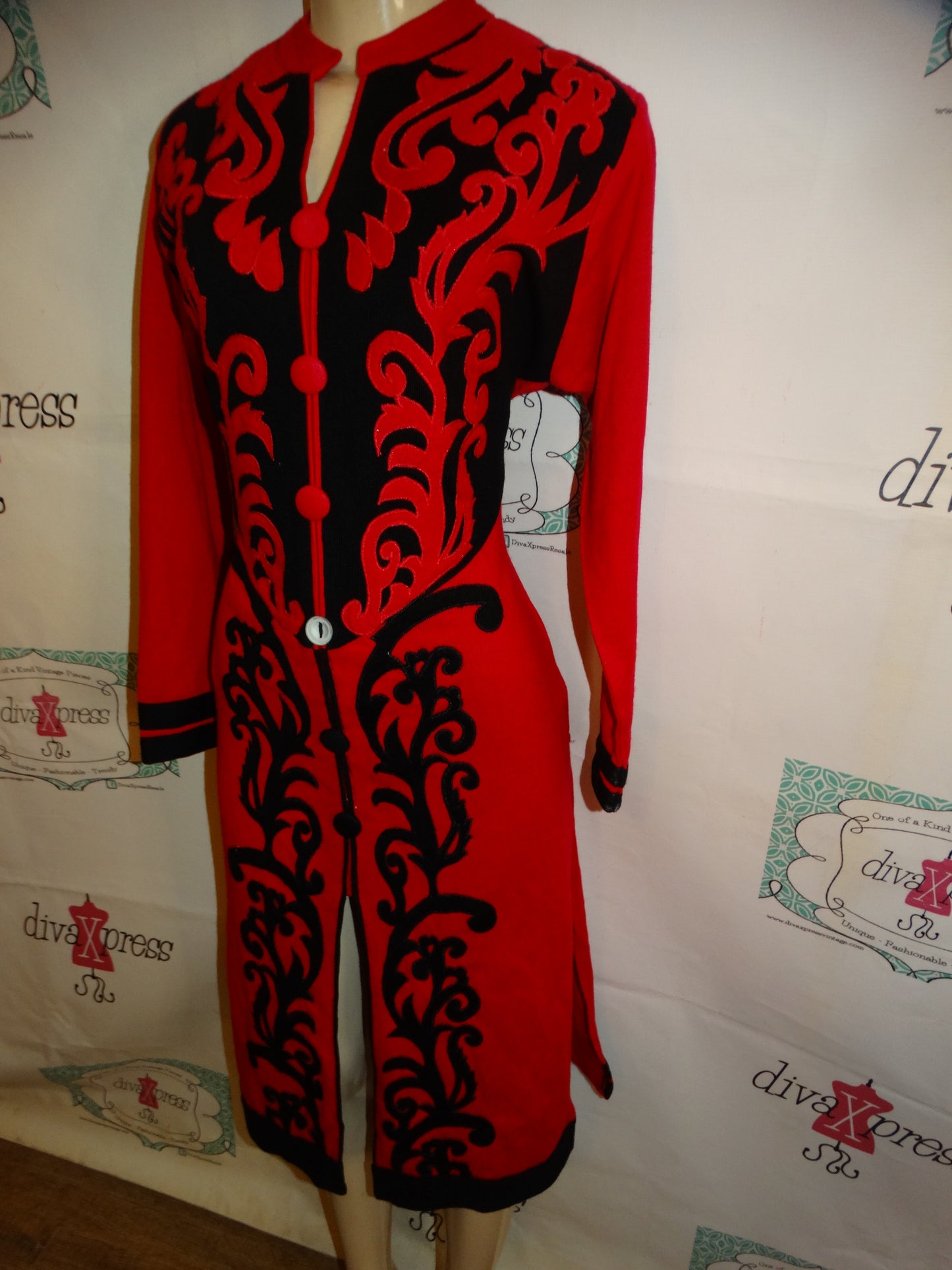 Vintage Strike Pink/Black Dress Size L