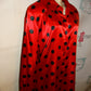 Vintage Joan Leslie Red/Black Polka Dot Top Size 1x