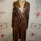 Black Sequins Long Duster Size L/XL
